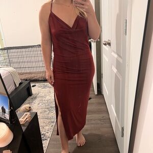 A&F Scoop Neck Open Back Dress
